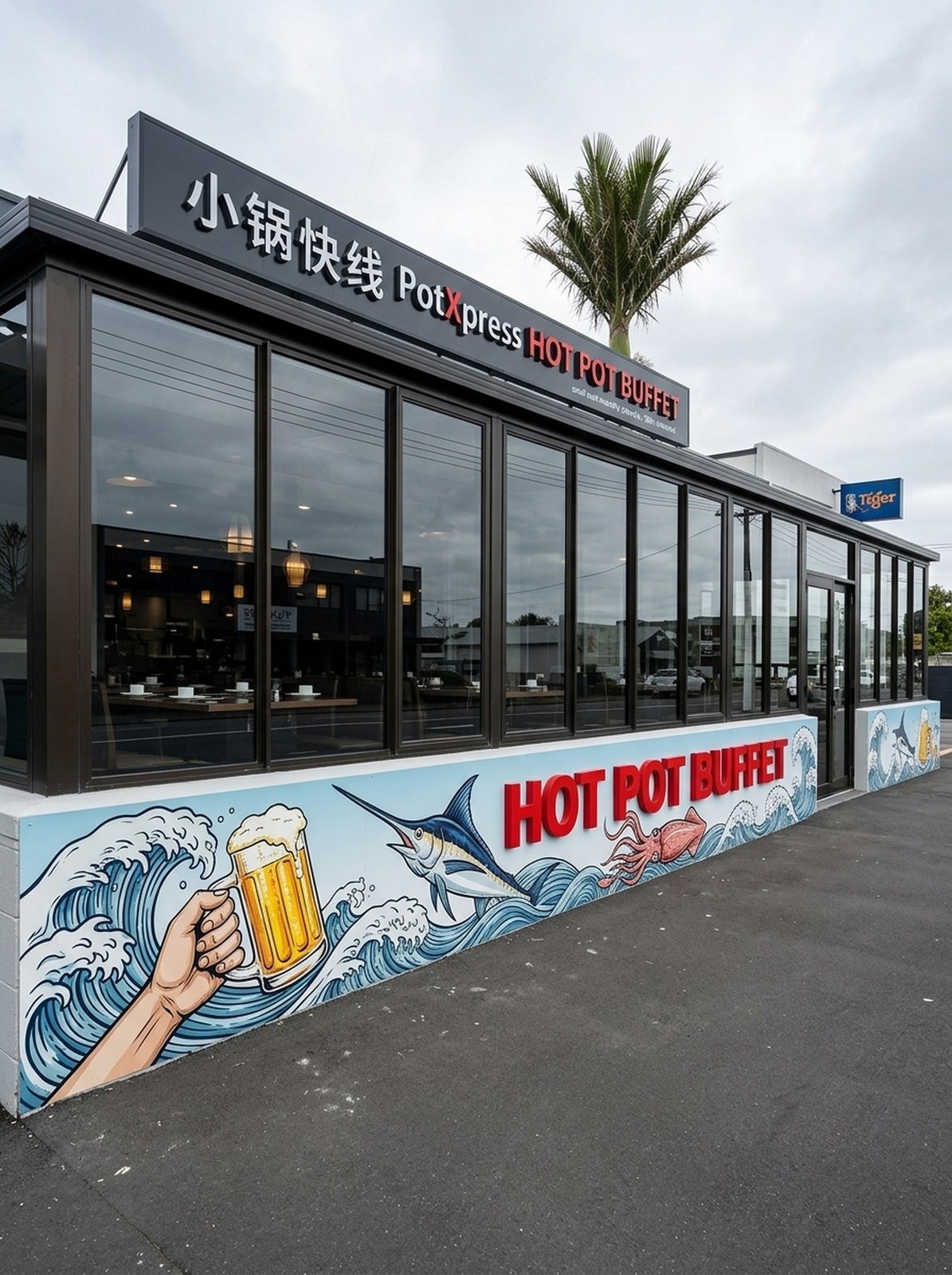 PotXpress Hotpot Buffet 小锅快线 Mount Eden facade on Dominion Road